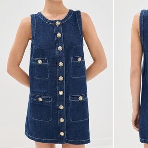Reformation Tropez Denim Mini Dress